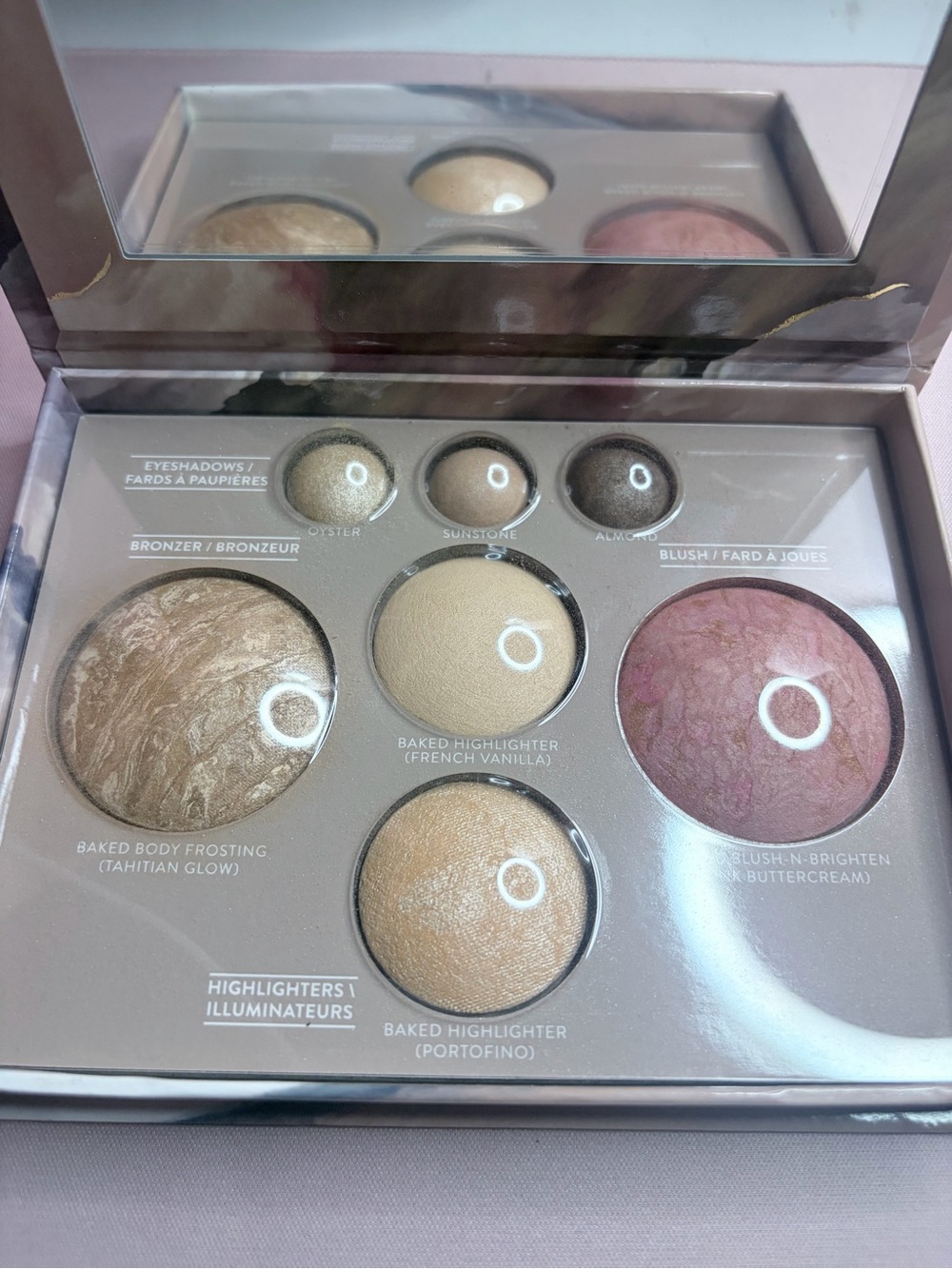Laura Geller Face Palette - Pink & Gold Shimmer